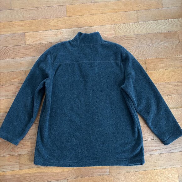 Lauren Ralph Lauren 1/4 Zip Fleece Sweater Mens XL Gold Embroidered Crown Logo - Picture 3 of 9